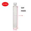10pcs 54# HU83 KD Key Blade for Peugeot 407 Citroen for Keydiy KD Xhorse VVDI JMD Metal Uncut Blank Flip Remote Car Key Blanks