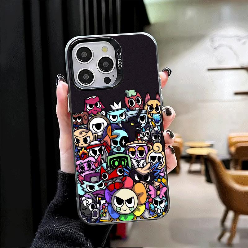 Игровой чехол D-Dandys W-World для телефона iPhone 15 16 17 Pro Max 17Air 16E 14 Plus 13 12 Mini Ударопрочный чехол Задняя крышка