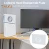 2 шт. верхняя пластина игровой консоли для PS5 Slim Disc Edition, левая и правая верхняя крышка с отверстием для рассеивания тепла, охлаждающий корпус игровой консоли, запасные части