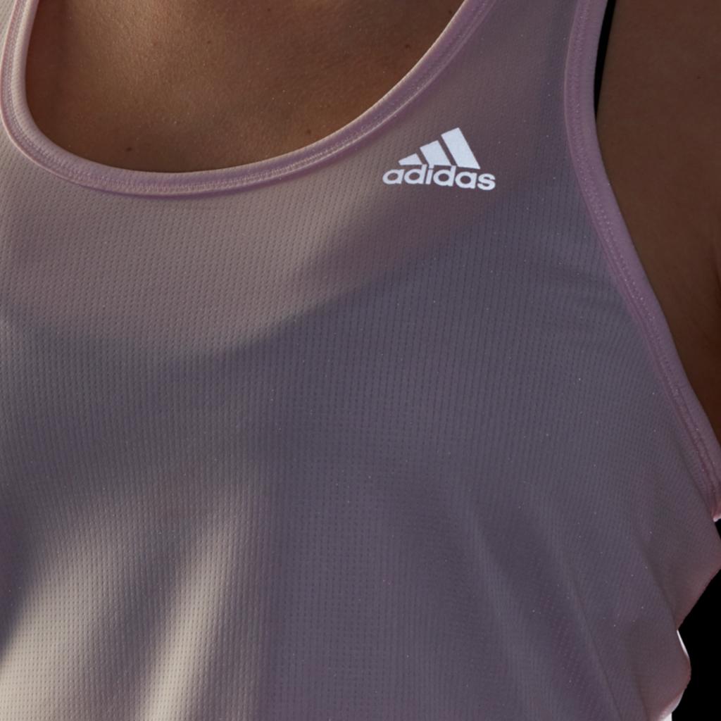 Adidas Adapt Tee Sleeveless Running T-Shirt Women Tops Pink H32566