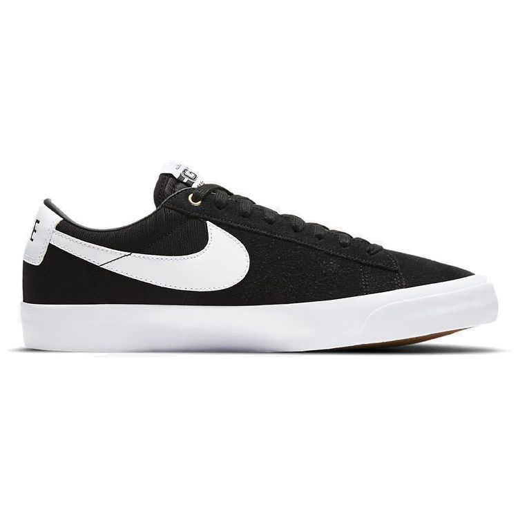 Nike Zoom Blazer Low Pro GT SB Черно-Белые Кроссовки Унисекс Гум-Светло-Коричневые DC7695-002