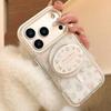 Чехол-подставка с магнитом и рисунком цветка для iPhone 16, iPhone 17 и iPhone 17 Pro Max