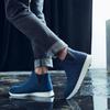 Модные дождевые туфли для мужчин, резиновые ботинки на платформе, ботильоны 2024 года, осень-зима, ботильоны без застежек, мужские водонепроницаемые рабочие ботинки
