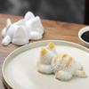 Large Size Cat Shape Onigiri Mold White Sushi Mould Mashed Potato Mold  Complementary Food