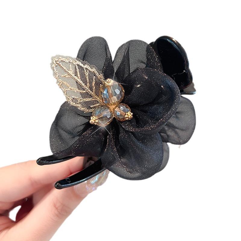 Летняя цветочная сетчатая шпилька для волос для женщин