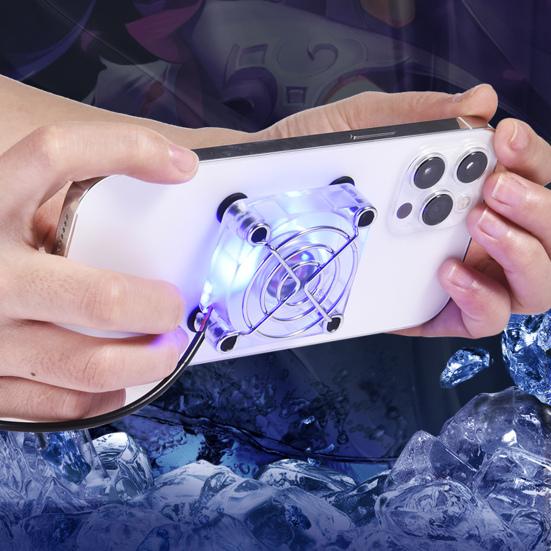 Охлаждение мобильного телефона Быстрая скорость USB-вентилятор Портативная зарядка Мини-вентилятор для телефона Радиатор