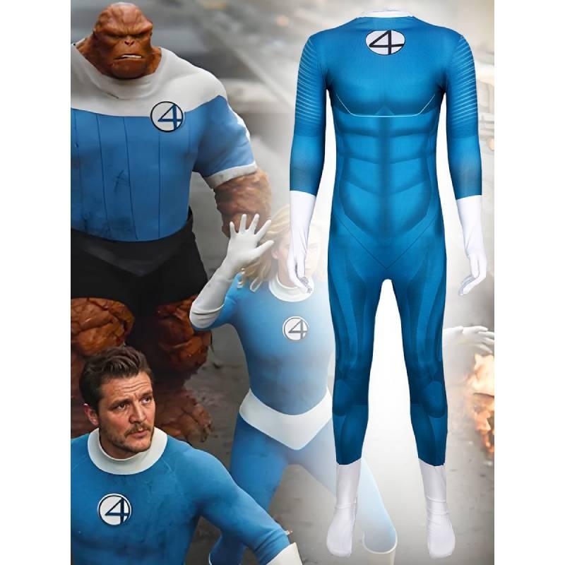 Fantastic Four Cosplay Costumes Role Play Halloween Party Stage Gift Performance
