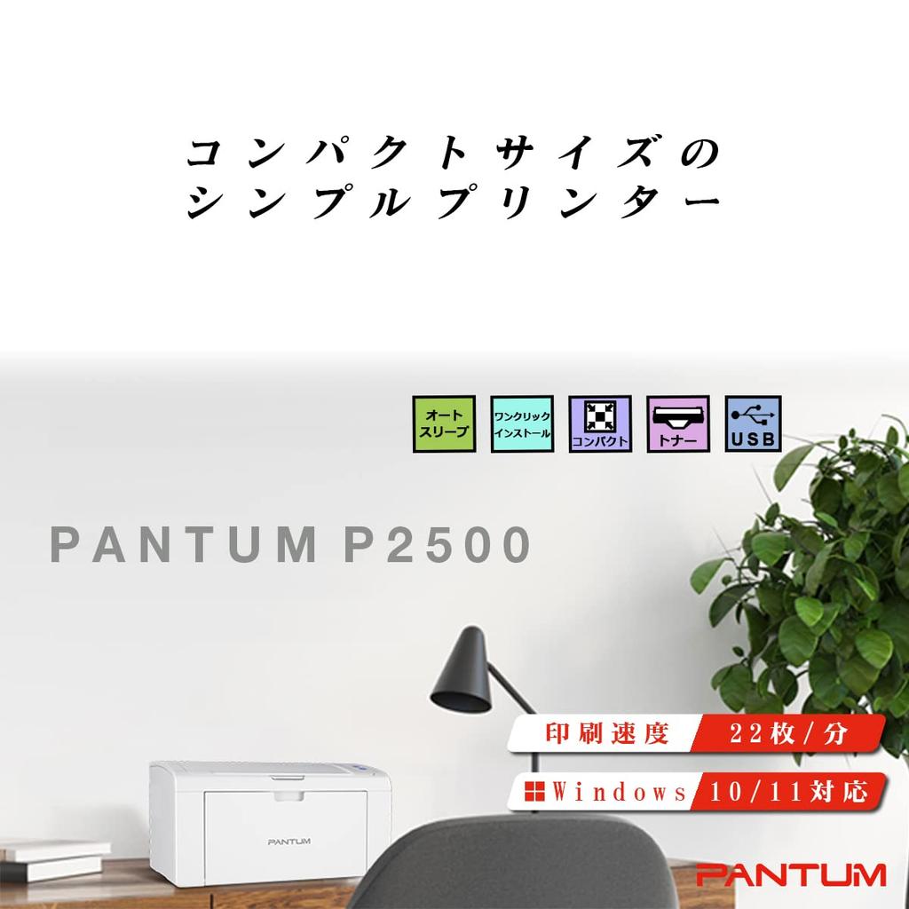 PANTUM Laser Printer A4 Monochrome P2500