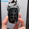 Чехол для ключей из ТПУ, складной чехол с дистанционным брелоком для Hyundai Solaris Sonata Elantra i10 i40 ix35 Creta H1 Grand Santa Fe Tucson, автоаксессуары