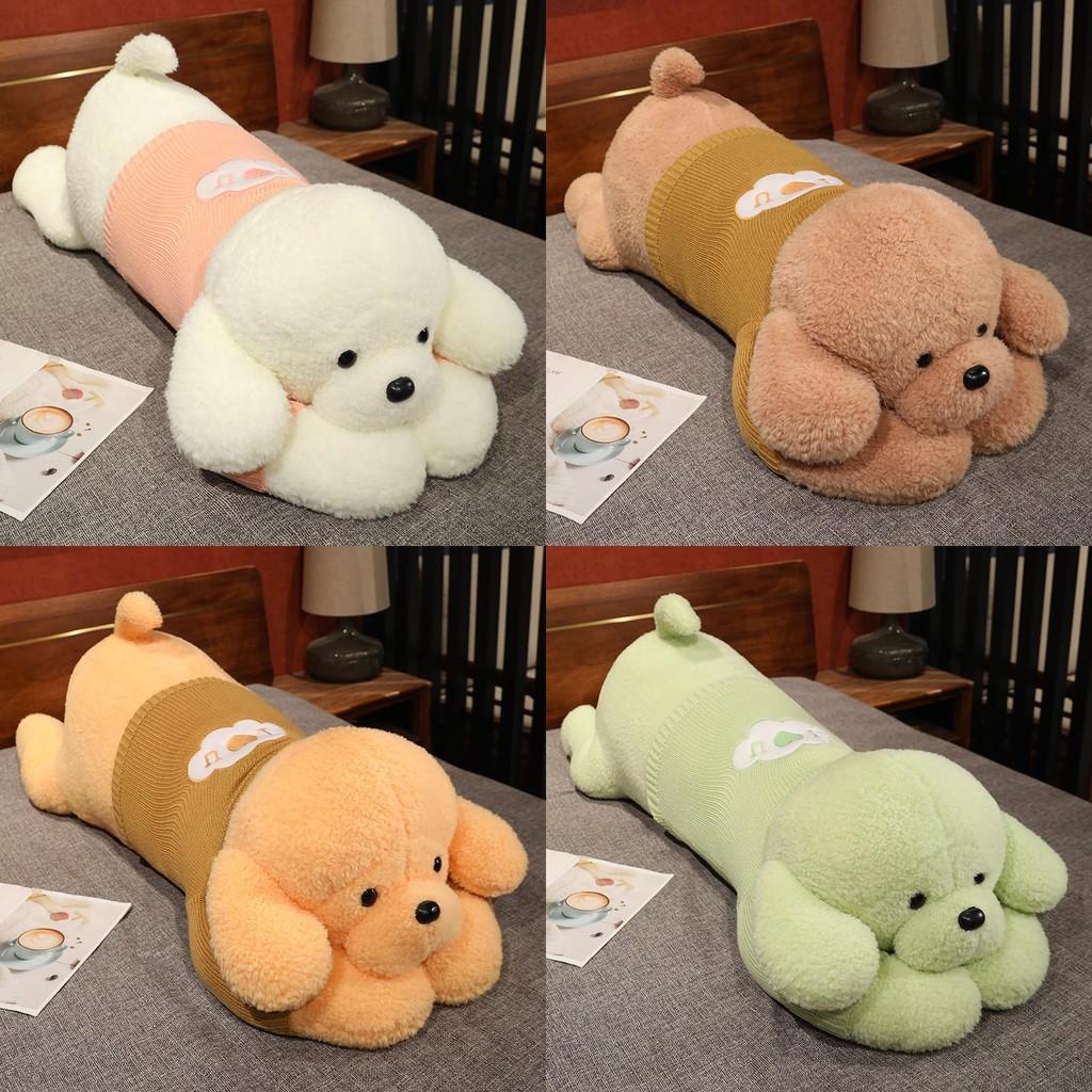 Wear Sweater Lying Dog Plush Toy Stuffed Animal Doll Decorations Kids Gifts