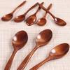 Durable Kitchen Tools Cooking Utensils Tableware Tea Spoon Wooden Spoon Coffee Spoon
