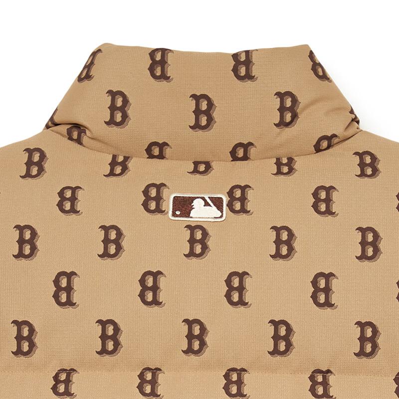 New MLB Down Jackets Unisex Khaki 3ADJM0236-43CAL