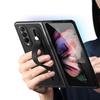 Портативный кожаный чехол-браслет для мобильного телефона Samsung Galaxy Z Fold 4 Fold3 Fold4 Fold2 5g Fold 2 3, защитная пленка для переднего стекла
