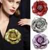 Suit Sweater Coat Camellia Flower Brooches Fabric Handmade Accessories Pin Brooch New Corsage