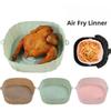 Духовка для аэрогриля Противень для выпечки Многоразовая корзина для пиццы с жареной курицей Аэрофритюрница Силиконовая корзина Подкладка для сковороды для аэрофритюрницы Аксессуары Кухонная утварь