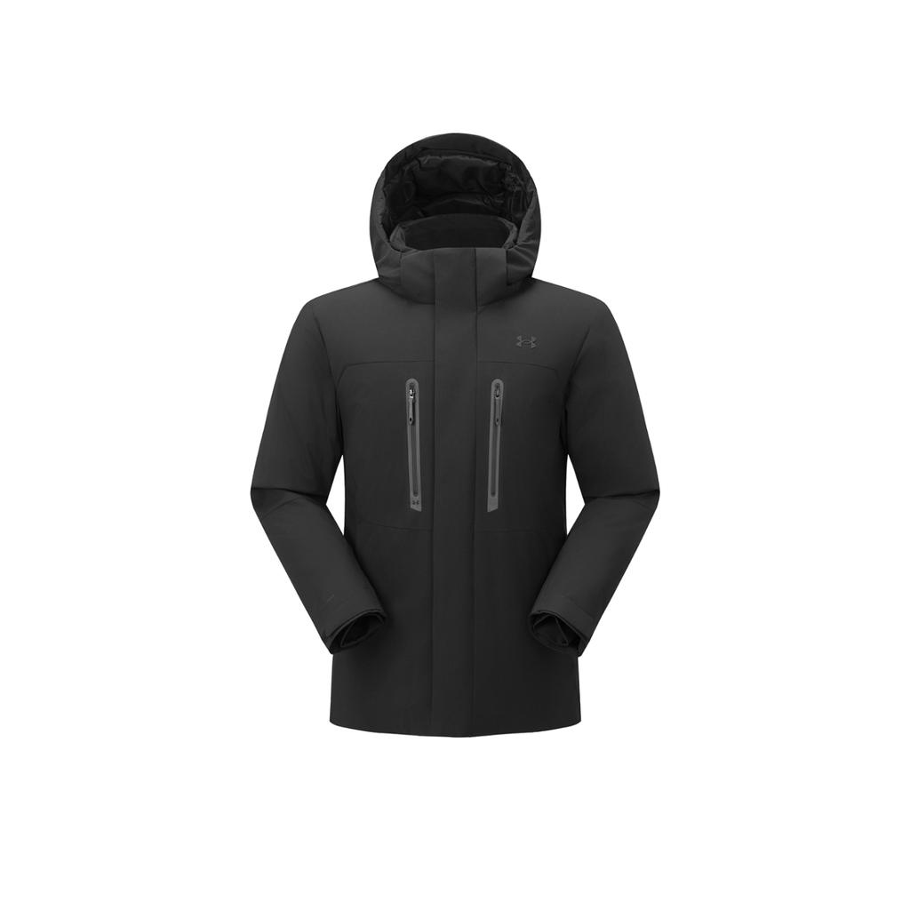 Under Armour Пуховики Мужские Сумеречный Черный С Капюшоном Умеренный Другие 15413233