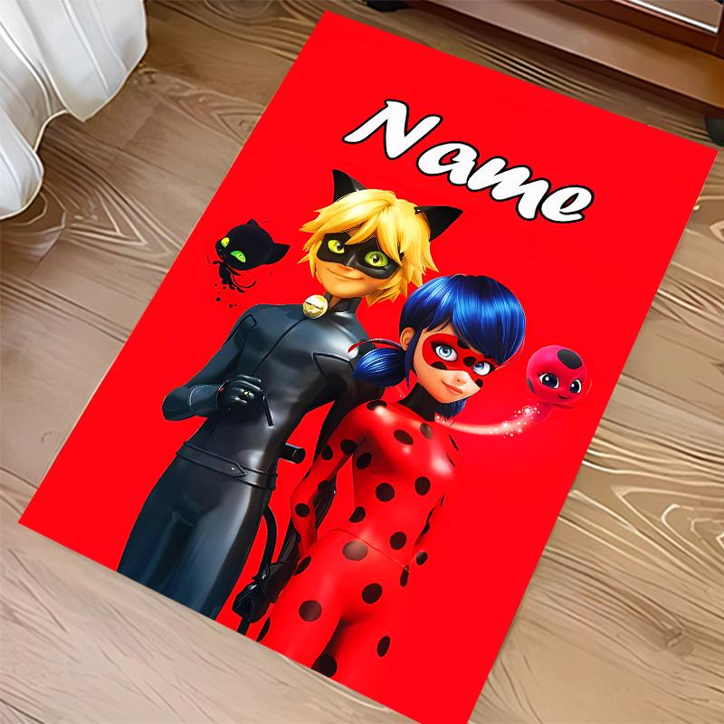 Custom personalization Miraculous Print Area Rug - Soft, Washable Non-Slip Indoor Mat,Living Room,Home&Office Decorative Rug