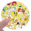 56Pcs Kawaii Tweety Bird Stickers Suitcase Water Cup Stationery Mobile Phone Car Laptop Refrigerator Decoration Diy Decals