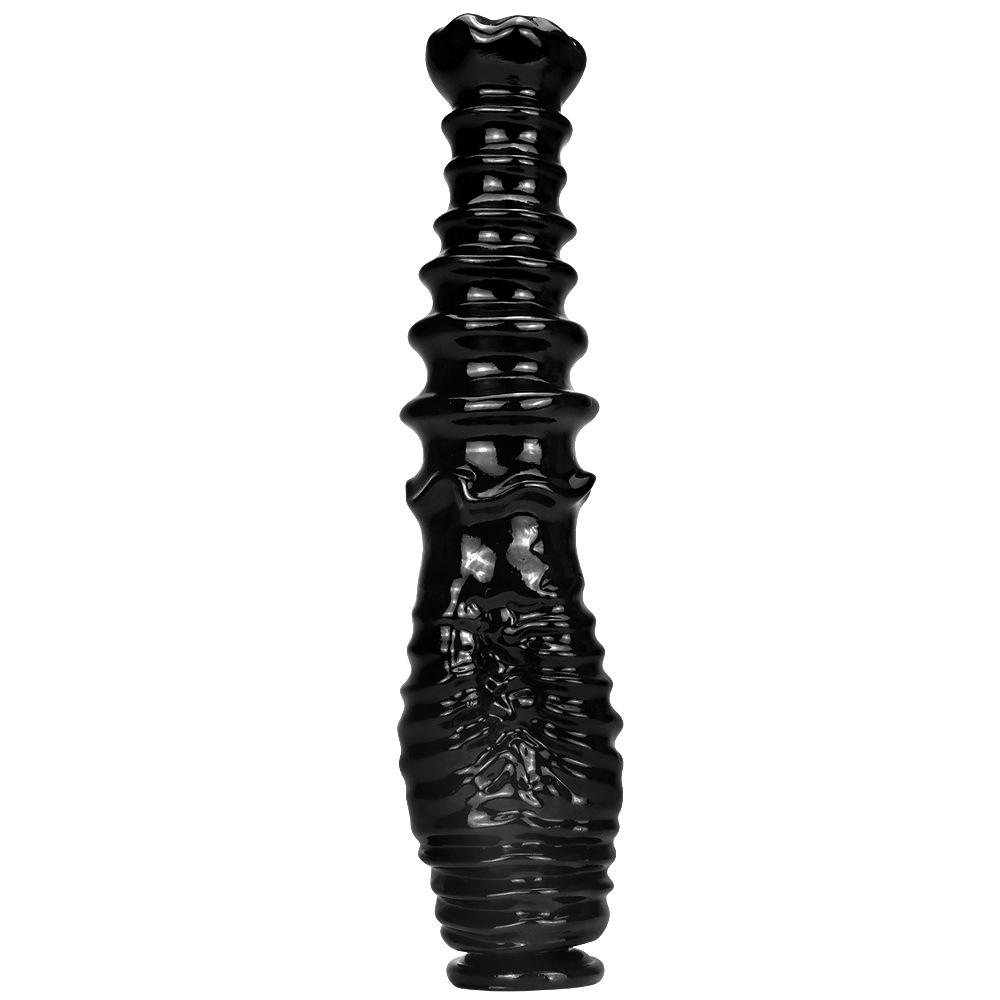 Большой черный фаллоимитатор 41,5 см для анальной пробки, секс-игрушки для взрослых, рабский ремешок на пенисе, силиконовый член, фистинг БДСМ