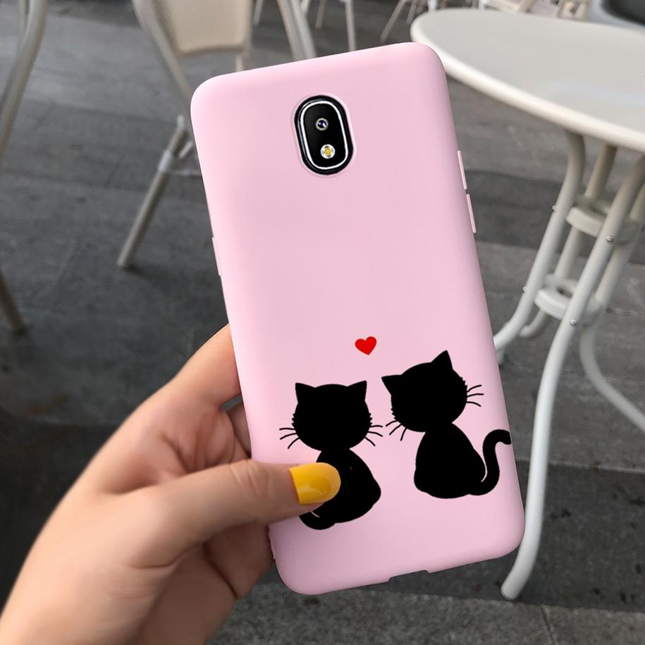 For Samsung Galaxy J5 2017 J530 SM-J530F Case Cute Cartoon Cats Unicorn Butterfly Bee Soft Cover for Samsung J5 2017 J530F Funda