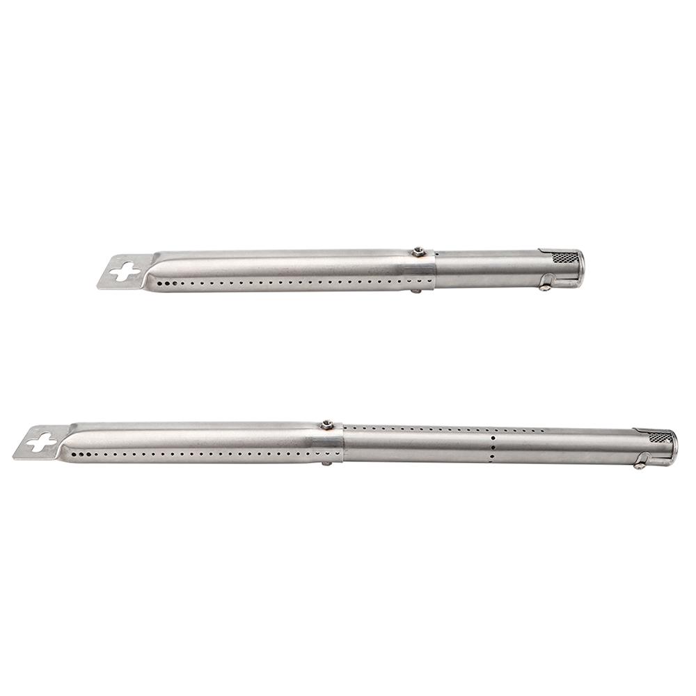 4Pcs Universal Adjustable Stainless Steel BBQ Gas Grill Replacement Straight Pipe Tube Burner