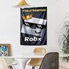 Roblox Custom Your Name Wall Decor Tapestry Art For Pet Memorial Birthdaywedding Party Backdrop Family Gift