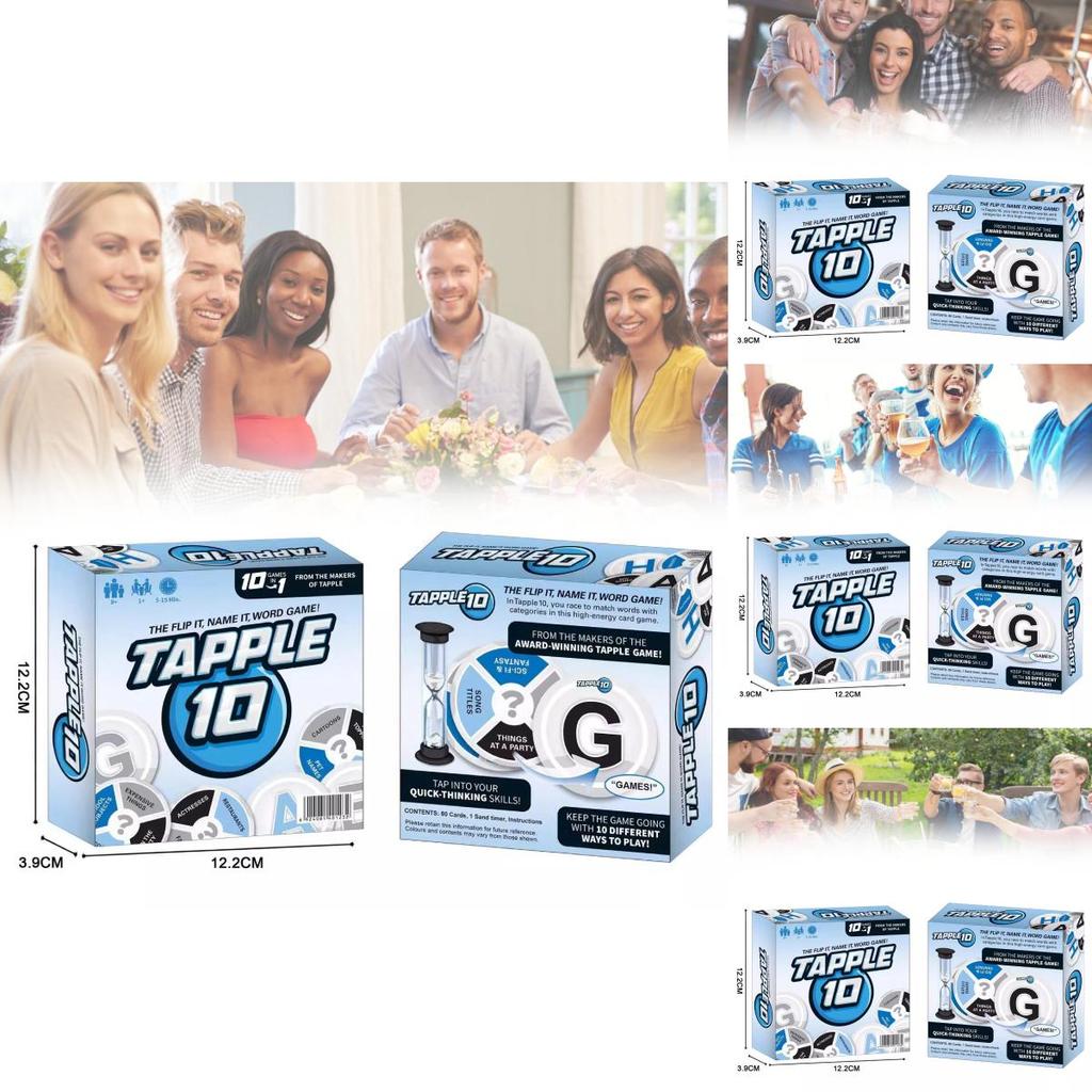 Tapple Английская карточная игра Интерактивная веселая обучающая игра для всех возрастов