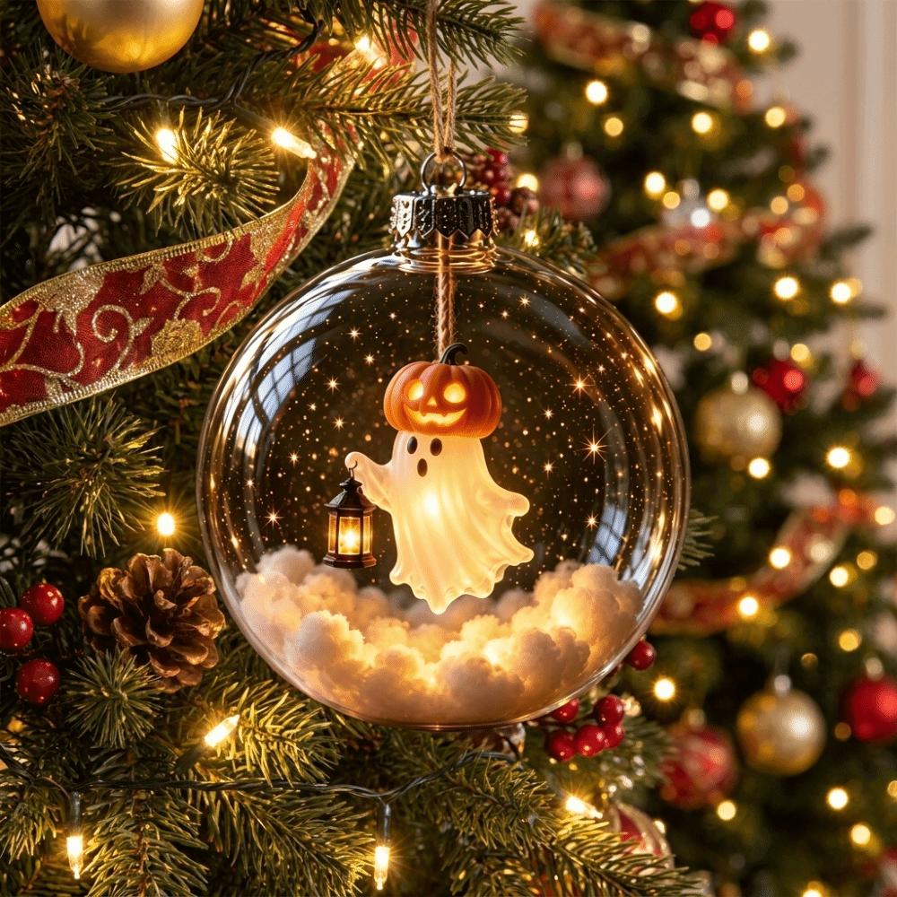 Shatterproof Light-Up Hanging Ball Ornaments LED Christmas Tree Globe Decor Outdoor Decor