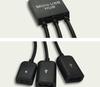 Многофункциональный кабель-адаптер OTG «три в одном» для Android Micro USB: Подключите мышь и клавиатуру к источнику питания