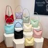 Korea Much Ebong2024 Women's Versatile Nylon Bucket Handbag - Simple & Casual Design