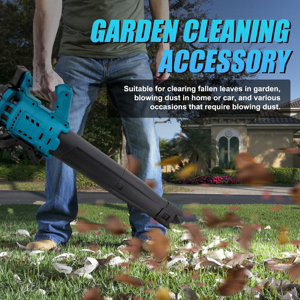 Аккумуляторная щетка для уборки листьев, пылесборник, мощный беспроводной электрический воздуходув