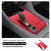 Made of Alcantara For Toyota Vellfire (2024) Car Center Console Panel and Gear Shift Cover Premium Interior Tuning Accessories