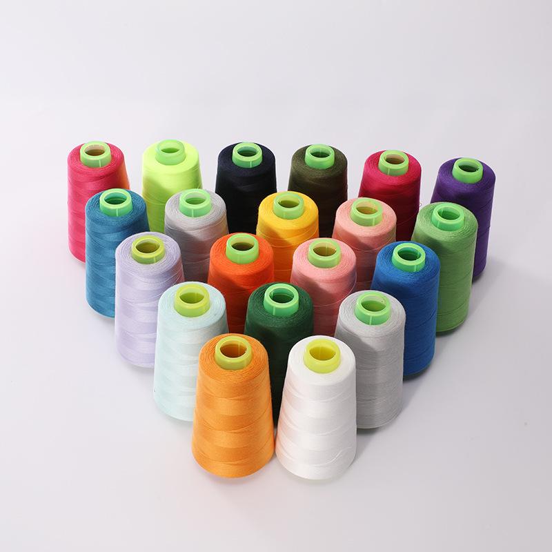 Polyester Sewing Thread 3000 Yards - Suitable for Sewing Machines, Pagoda, Embroidery, and Wax Threads