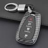 for Chevy Key Fob Cover, ABS Carbon Fiber Pattern Car Key Case Protector for 2016-2020 2023 2024 Chevrolet Malibu Cruze Camaro Traverse Volt Trax