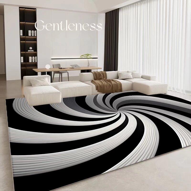 Nordic Carpet Living Room Geometry Decoration Carpets Modern Pattern Large Area Rug Bedroom Rooms Doorway Floor Mats Tapis Salon