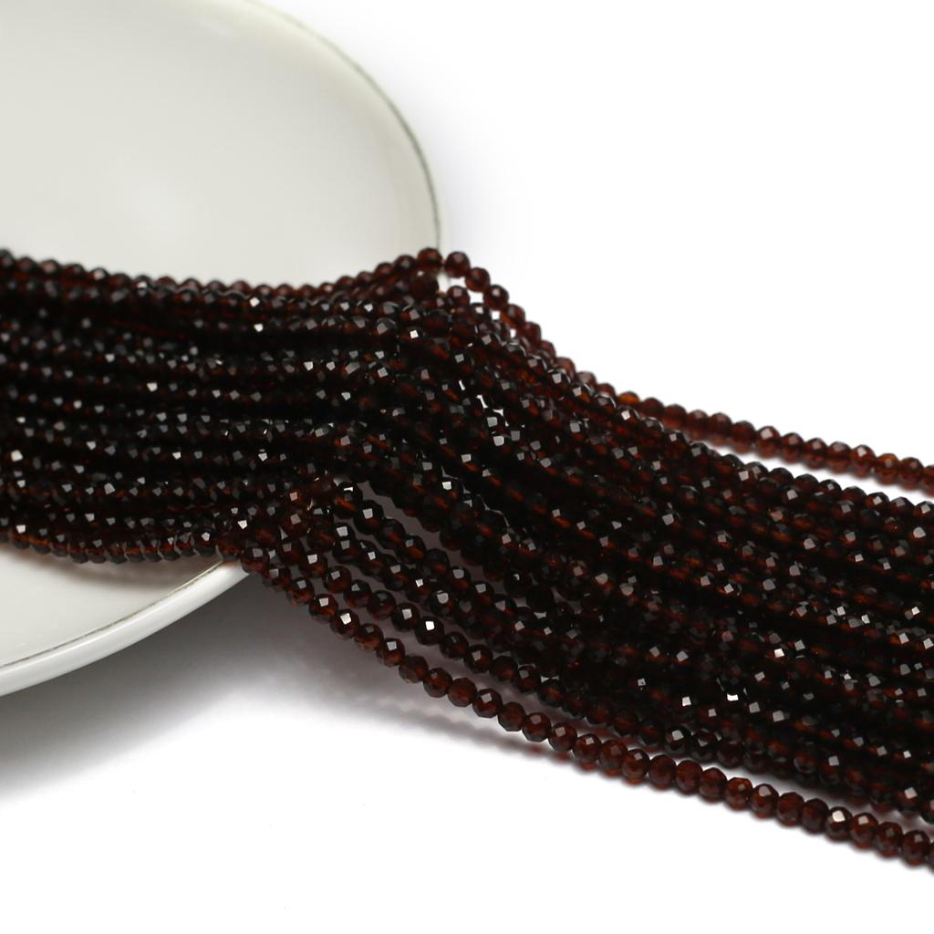 10String Natural Stone Spinel Beads for DIY Women Men Necklace Bracelet Anklet Accessories, Jewelry Making, Valentine's Day New Year Crafts 38cm