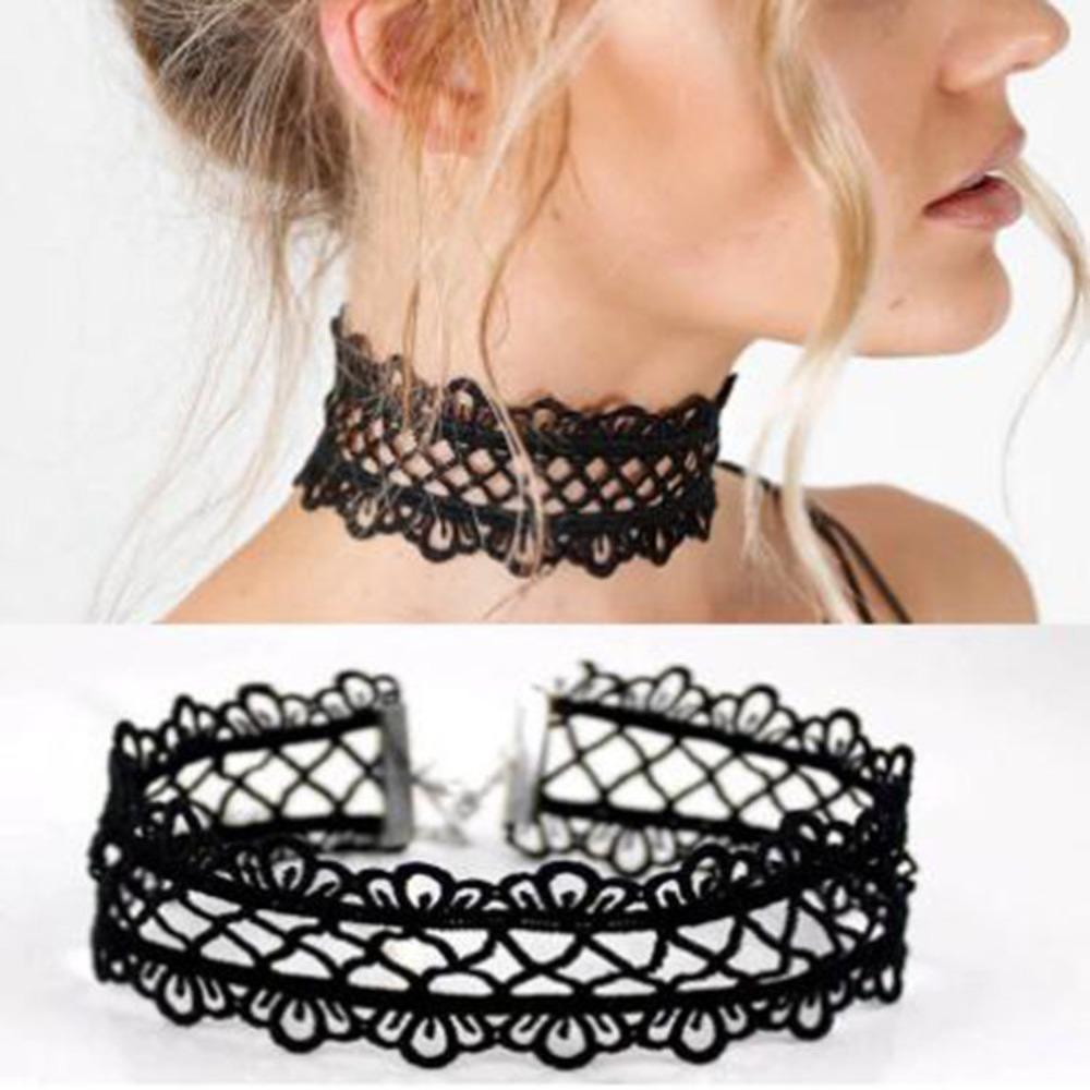 Sexy Clavicular Chain Lace Jewelry Accessories Fashion Lace Collar Gift