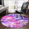 K Print Round Rug, Washable Floor Carpet, For Entryway Dorm Laundry Room Office Study, Home Decor Birthday Christmas Gift