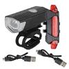 USB перезаряжаемая светодиодная велосипедная фара, передняя и задняя фара для велосипеда, велосипедная фара