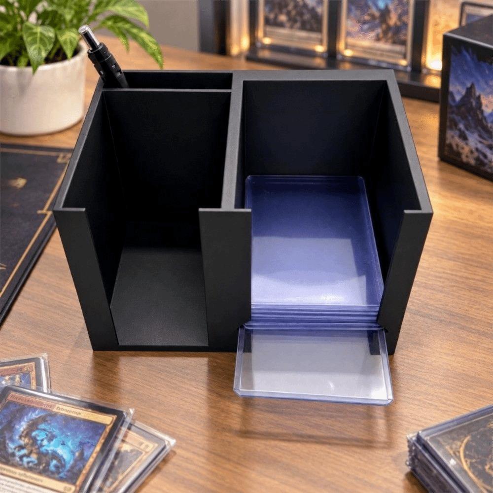 3D Printed Board Card Decks Storage Case Dual Compartment Card Storage Box Desktop Storage