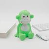 Squeaky Monkey Squeeze Toy with Realistic Sound Soft TPR Fidget for Stress Relief Cute Animal-Shaped Decompression Gadget for Kids Adults