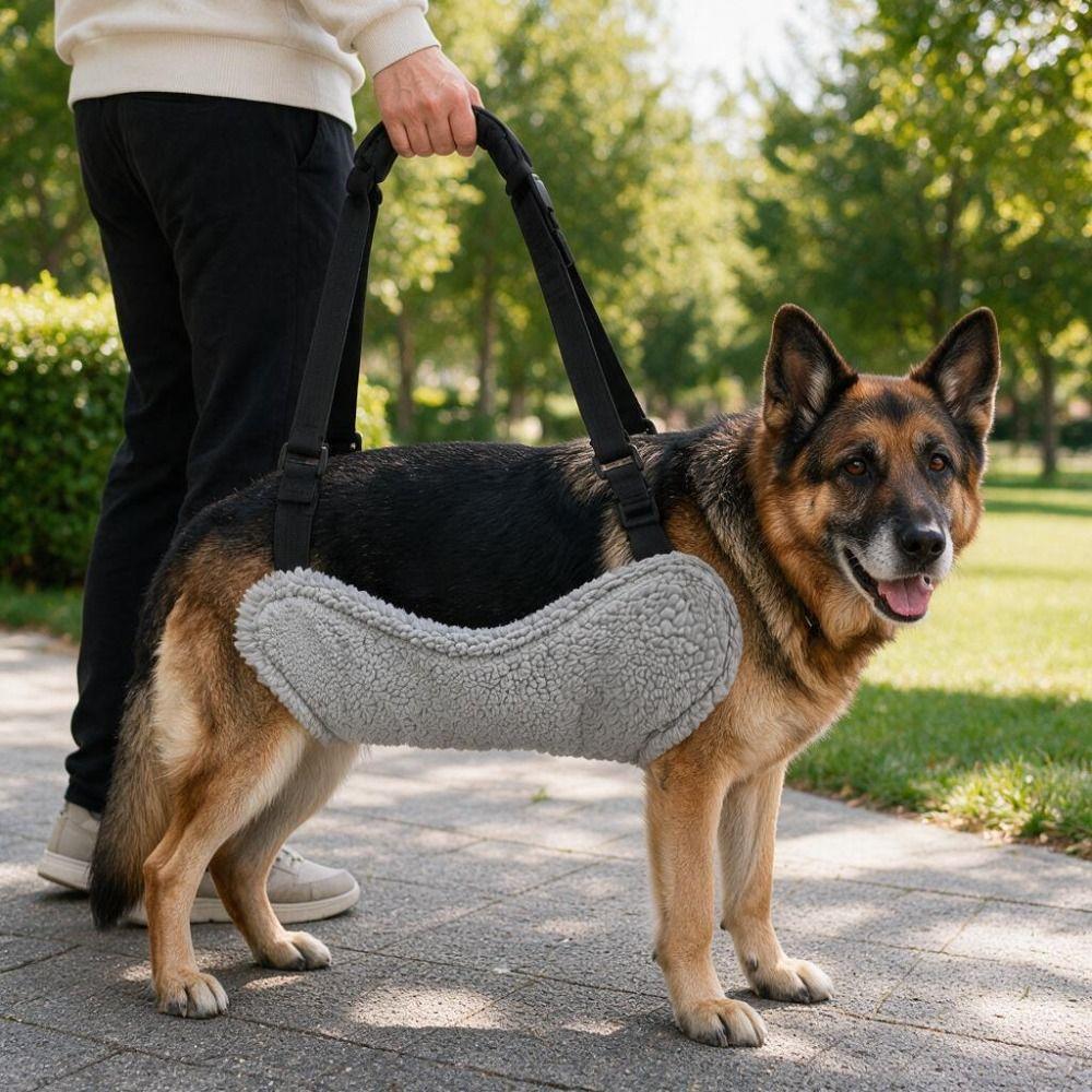 Adjustable Strap Dog Disability Assistance Belt Double-sided Use Dog Support Sling Wound Recovery