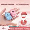 Fruit Bear Kids' Moisturizing Lip Balm - Cute Bear Keychain, Hydrating & Colorless, Anti-Chap for Baby, Student, & Children.