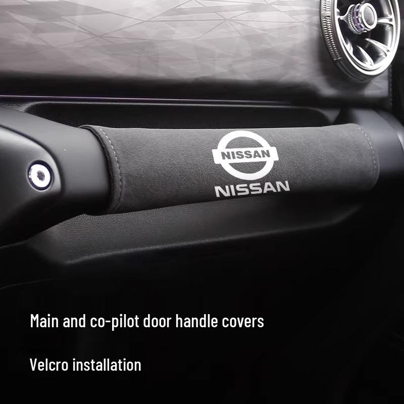Чехлы на ручки/подлокотники для салона автомобилей Nissan X-Trail, Sylphy, Qashqai, Kicks, Tiida и других.