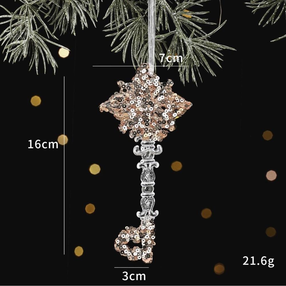 Christmas Reindeer Pendant Snowflake Ballet Girl Xmas Tree Pendants Party Decor