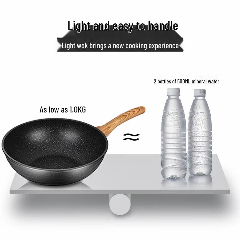 COOKER KING 30cm Maifan Stone Non-stick Wok