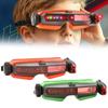 2pcs Role Play Laser Shoot Goggles Toy LED Light Beams Cool Glasses Simple Laser Game For Kids