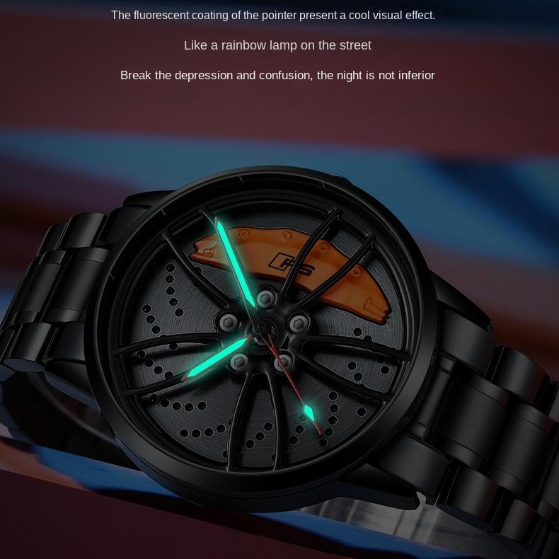 SVJ Wheel Watch Male Rs6 Модификация автомобиля Тема Стереополый поворотный гидравлический стол