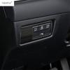Панель переключателя фар автомобиля, накладка-кнопка для Mazda CX-5 CX5 2017 - 2024, серебристый / черный металлический, аксессуары для интерьера