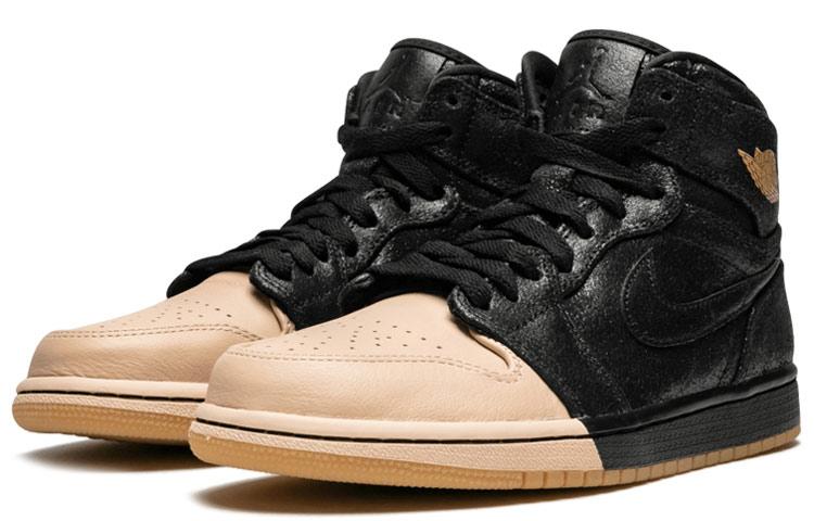 Jordan 1 Ретро Высокие Черные Женские AH7389-007